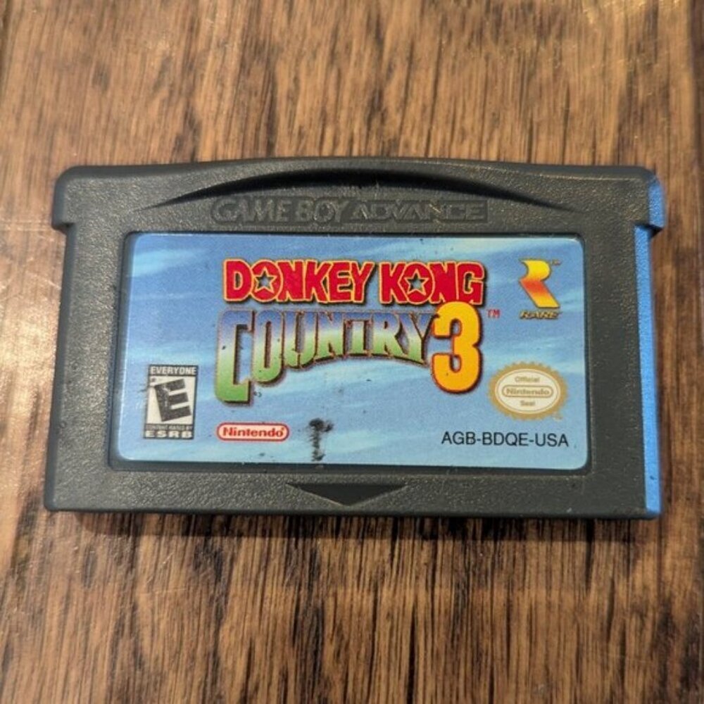 Nintendo Donkey Kong Country 3 – Game Boy Advance video game Tested & Working